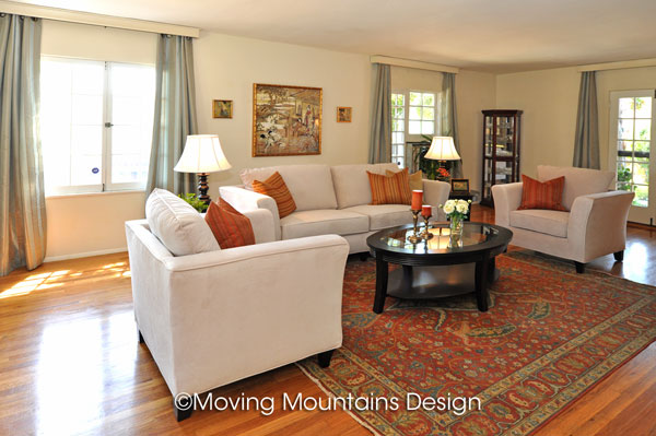 Livingroom Pasadena after Home Staging