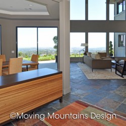 Pasadena dining room and living room home staging