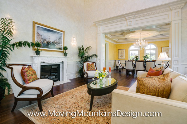 Arcadia Luxury Home Staging Living Room